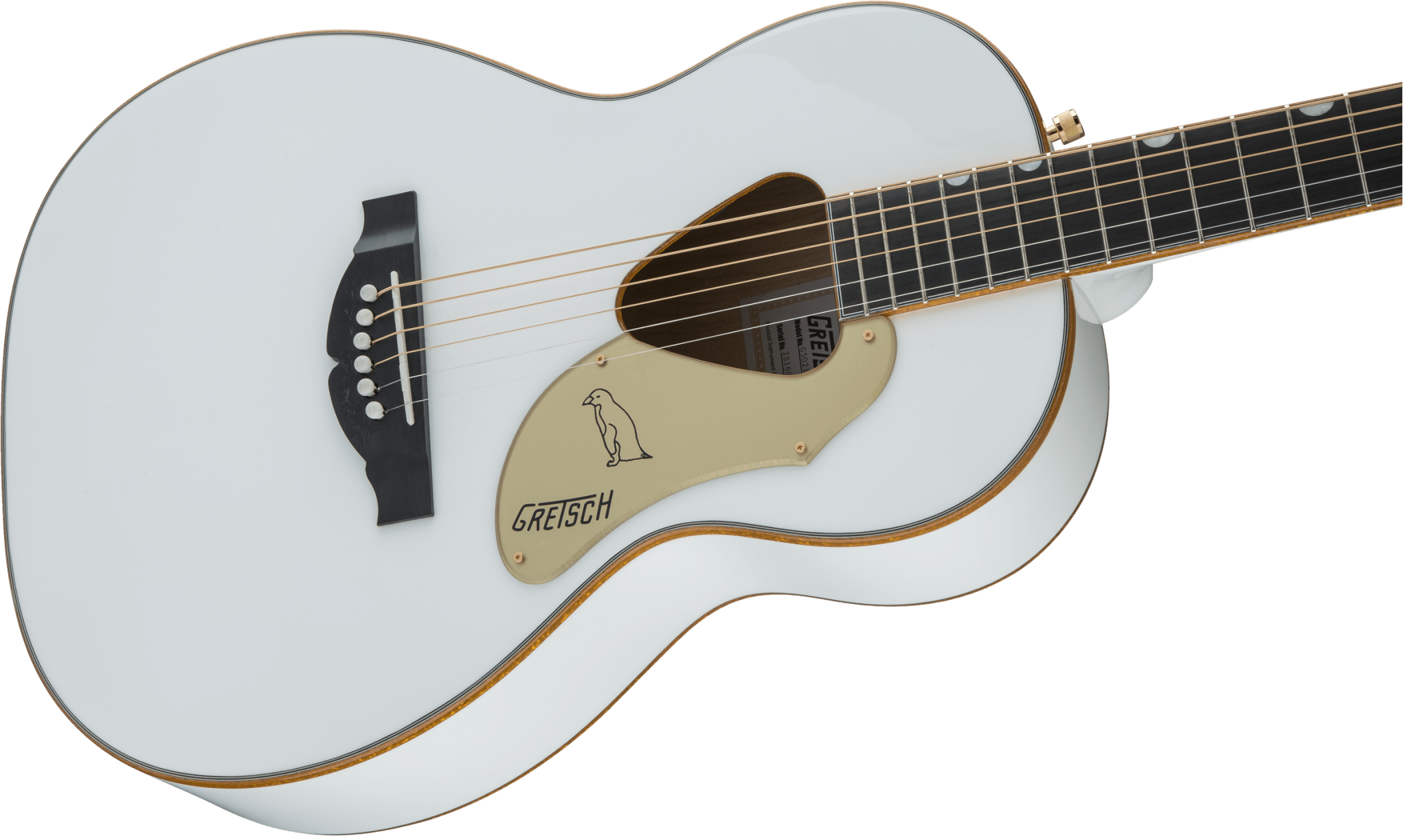Gretsch G5021WPE Rancher™ Penguin™ Parlor Acoustic/Electric, Fishman® Pickup System, White by FMIC