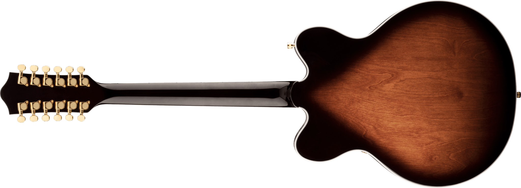 Gretsch G5422G - 12 Electromatic® Classic Hollow Body Double - Cut 12 - String with Gold Hardware, Laurel Fingerboard, Single Barrel Burst by FMIC