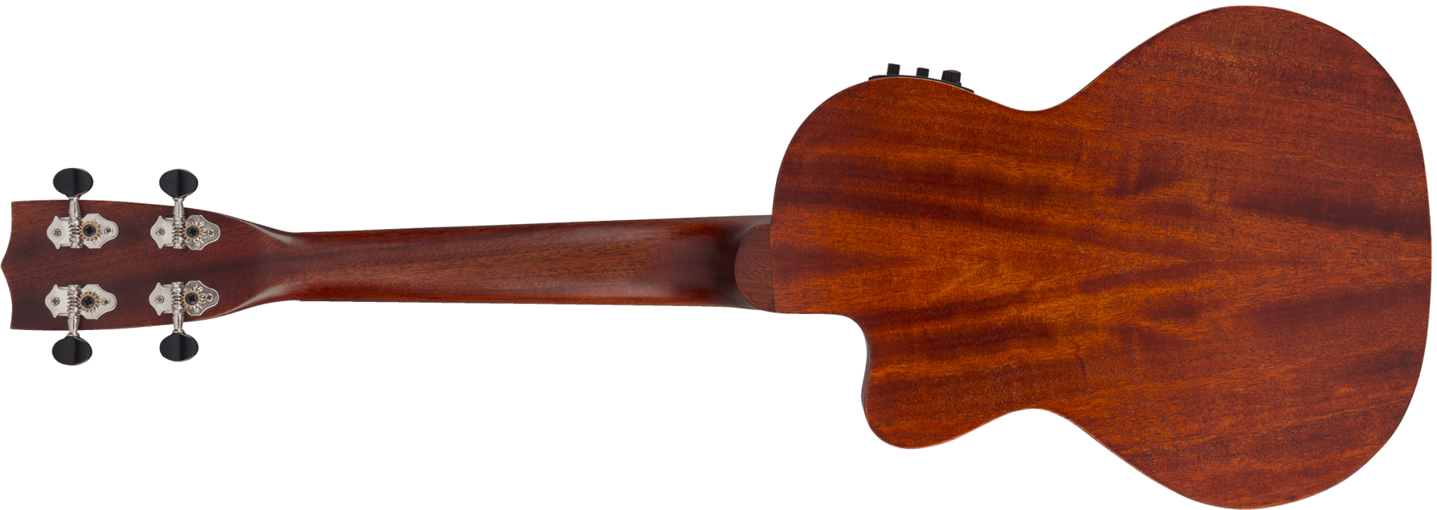 Gretsch G9121 A.C.E. Tenor Ukulele with Gig Bag, Ovangkol Fingerboard, Acoustic - Cutaway - Electric, Fishman® Kula Pickup, Honey Mahogany Stain by FMIC
