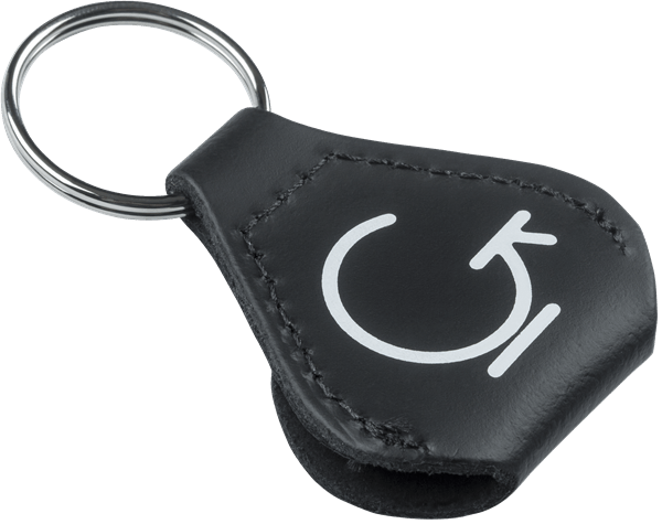 Gretsch® Pick Holder Keychain, Black by FMIC