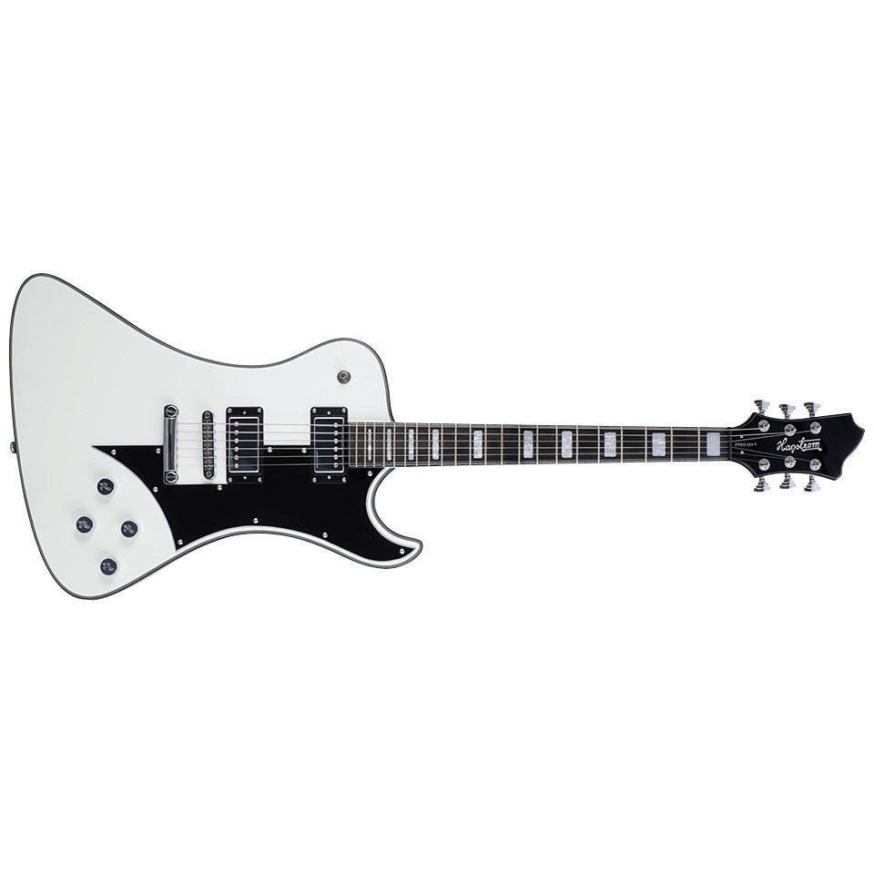 Hagstrom Fantomen Ghost Signature 6 String Electric Guitar, White by Erikson Music