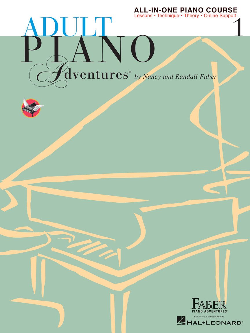 Hal Leonard Faber Piano Adventures® Adult Piano Adventures All - In - One Piano Course Book 1 by Hal Leonard