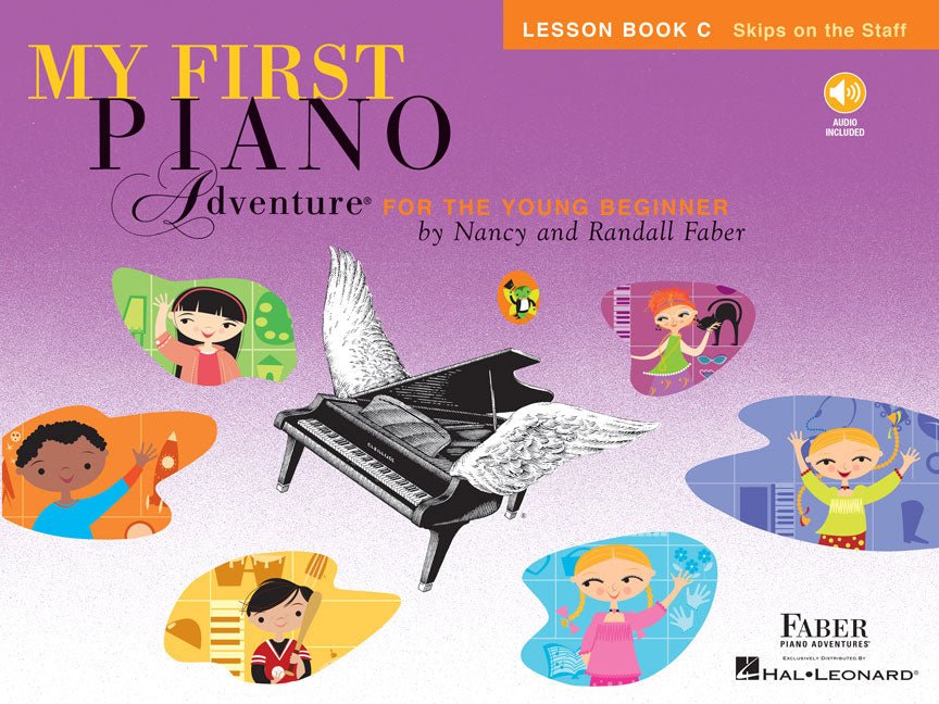 Hal Leonard Faber Piano Adventures® My First Piano Adventures - Lesson Book C - Skips on the Staff - With CD and Online Audio by Hal Leonard