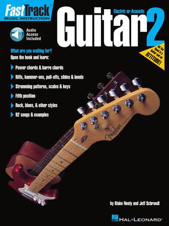 Hal Leonard FASTTRACK GUITAR METHOD – BOOK 2 by Hal Leonard