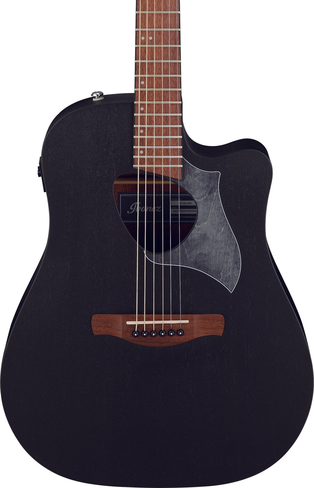 Ibanez Altstar Acoustic Electric Guitar ALT20, Weathered Black Open Pore by Hoshino