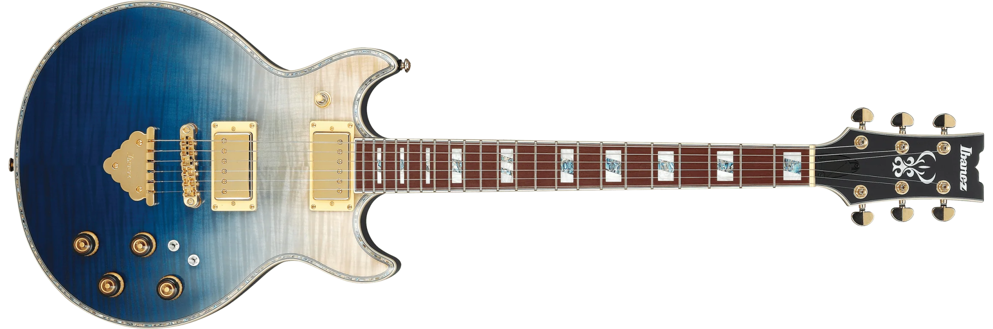 Ibanez AR420TBG AR Standard 6str Electric Guitar, Transparent Blue Gradation by Hoshino