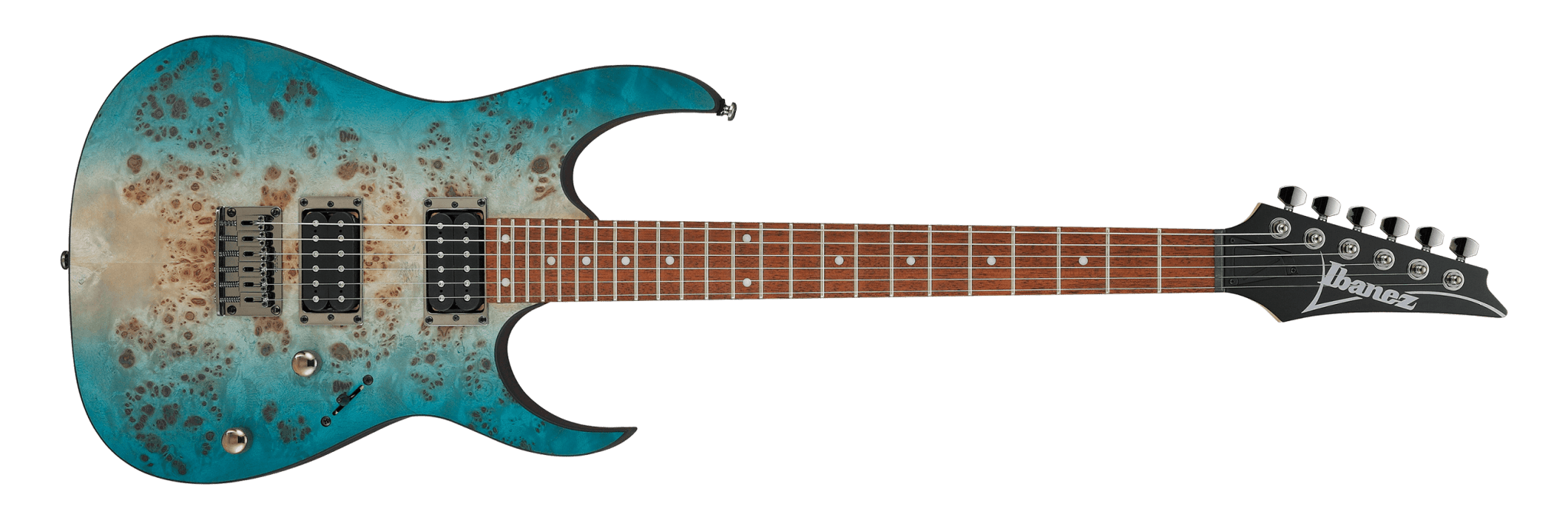 Ibanez RG Standard RG421PB Electric Guitar - Caribbean Shoreline Flat by Hoshino