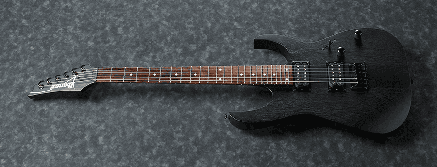 Ibanez RG Standard RGRT421 - WK Weathered Black by Hoshino