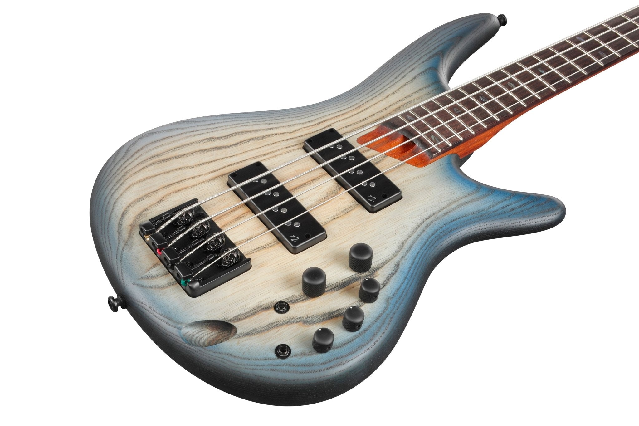 Ibanez SR Standard 4 String Bass SR600E, Cosmic Blue Starburst Flat by Hoshino