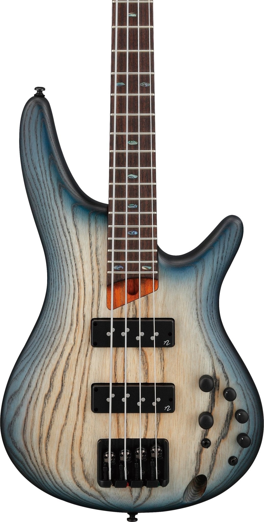 Ibanez SR Standard 4 String Bass SR600E, Cosmic Blue Starburst Flat by Hoshino