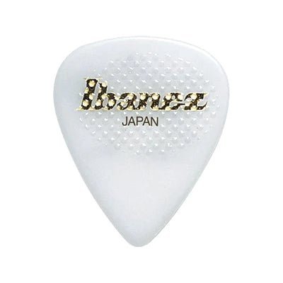 Ibanez Steve Vai Signature Guitar Picks, Rubber Grip, White (6PCS) by Hoshino