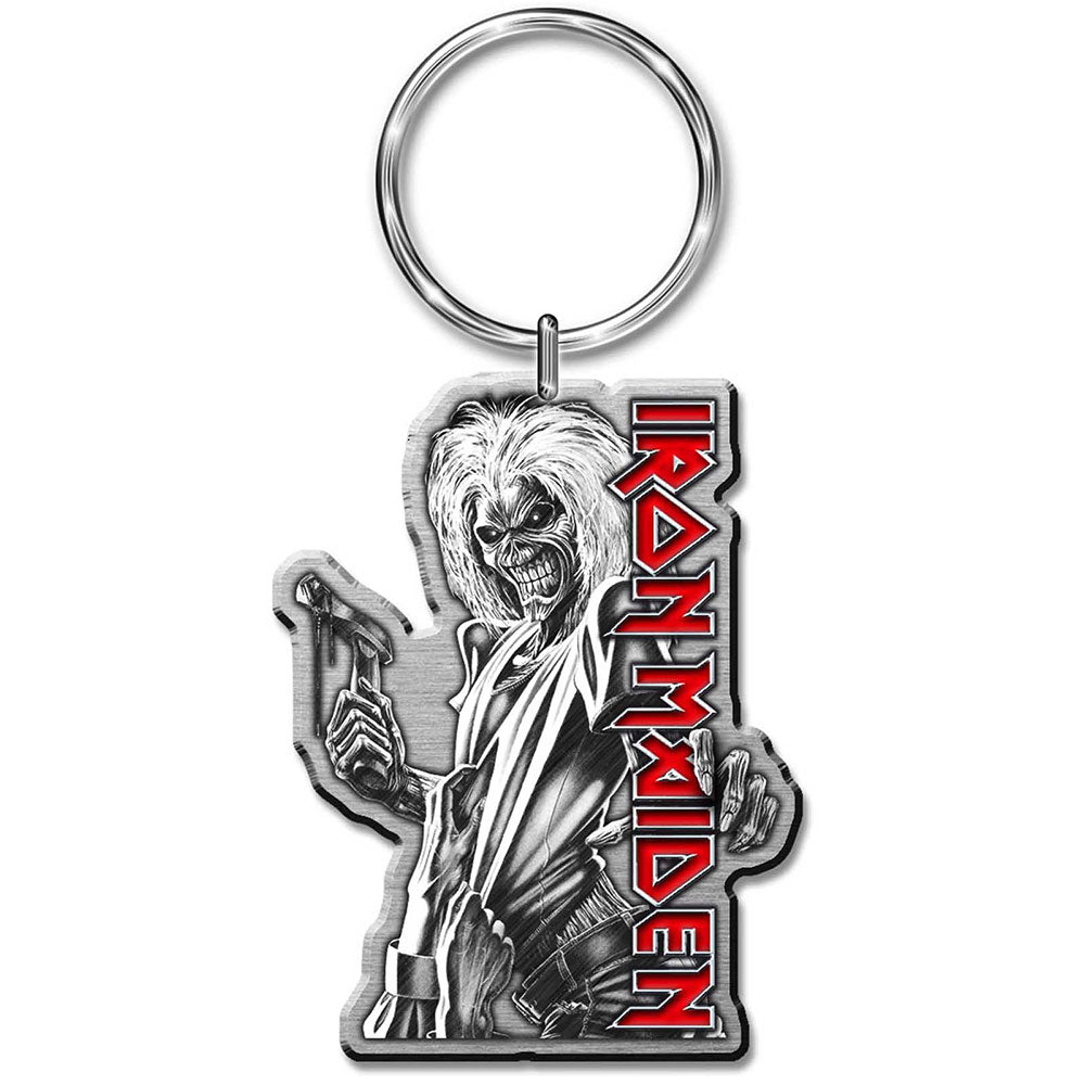 IRON MAIDEN KEYCHAIN: KILLERS (ENAMEL IN - FILL) by Rock Off Trade