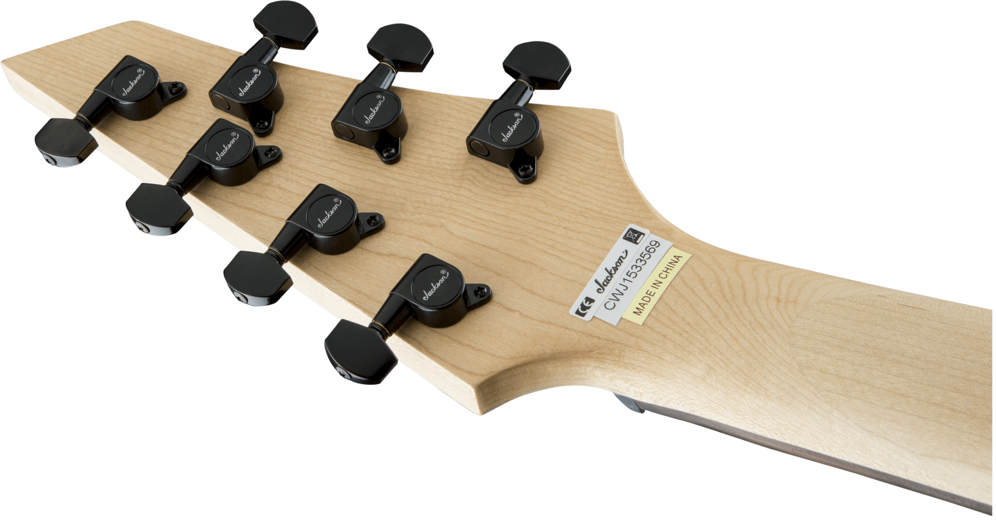 Jackson JS Series Dinky® Arch Top JS22 - 7 DKA HT, Amaranth Fingerboard, Satin Black by FMIC