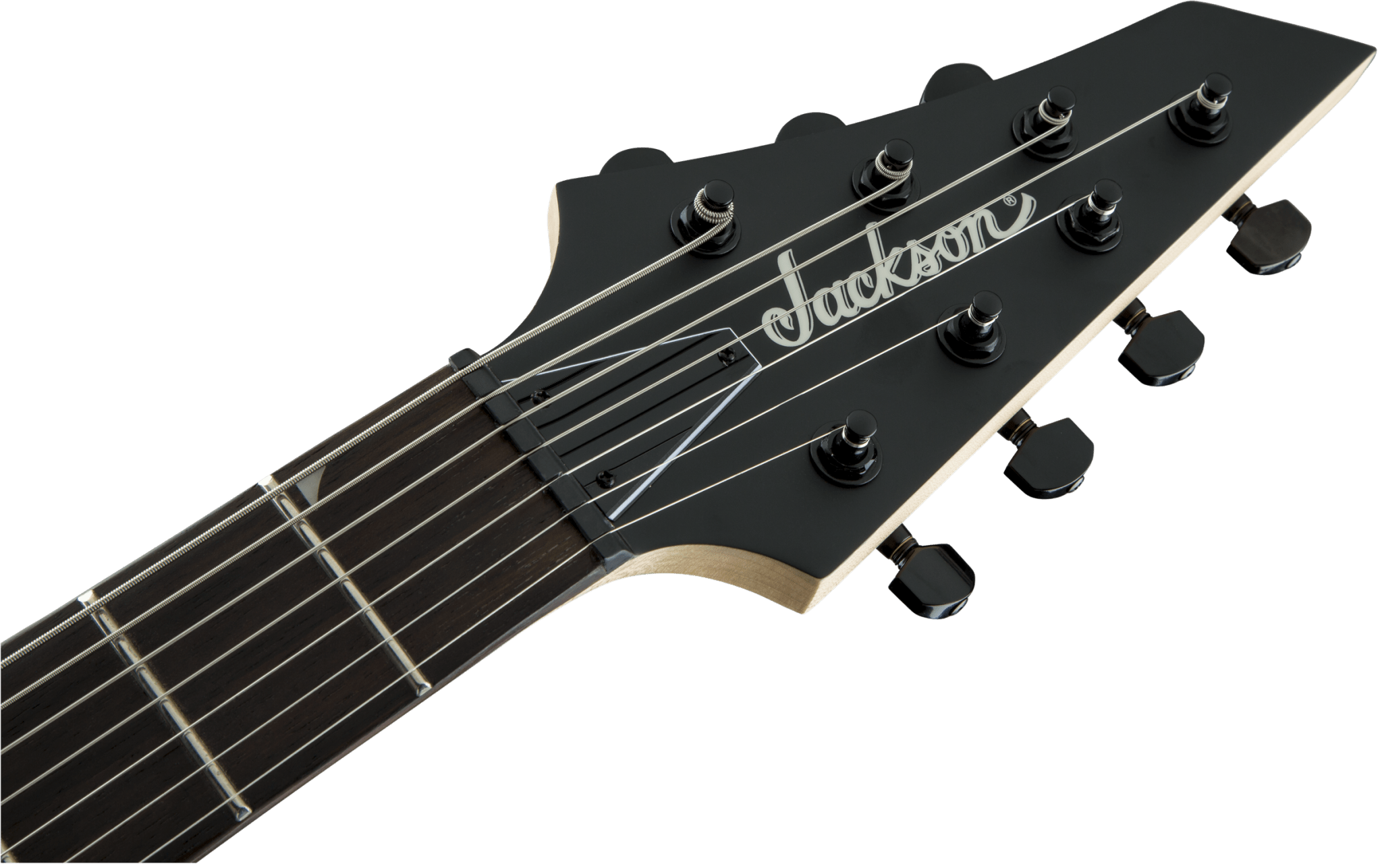 Jackson JS Series Dinky® Arch Top JS22 - 7 DKA HT, Amaranth Fingerboard, Satin Black by FMIC