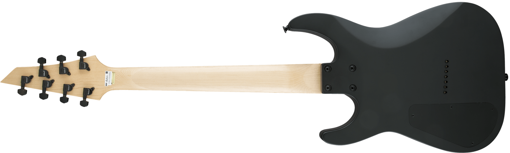 Jackson JS Series Dinky® Arch Top JS22 - 7 DKA HT, Amaranth Fingerboard, Satin Black by FMIC