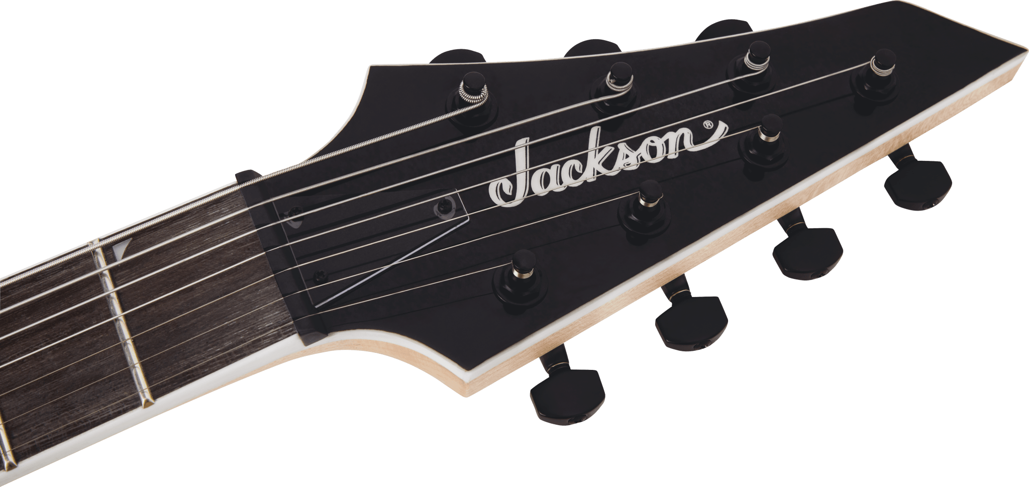 Jackson JS Series Dinky™ Arch Top JS22Q - 7 DKA HT, Amaranth Fingerboard, Transparent Black Burst by FMIC