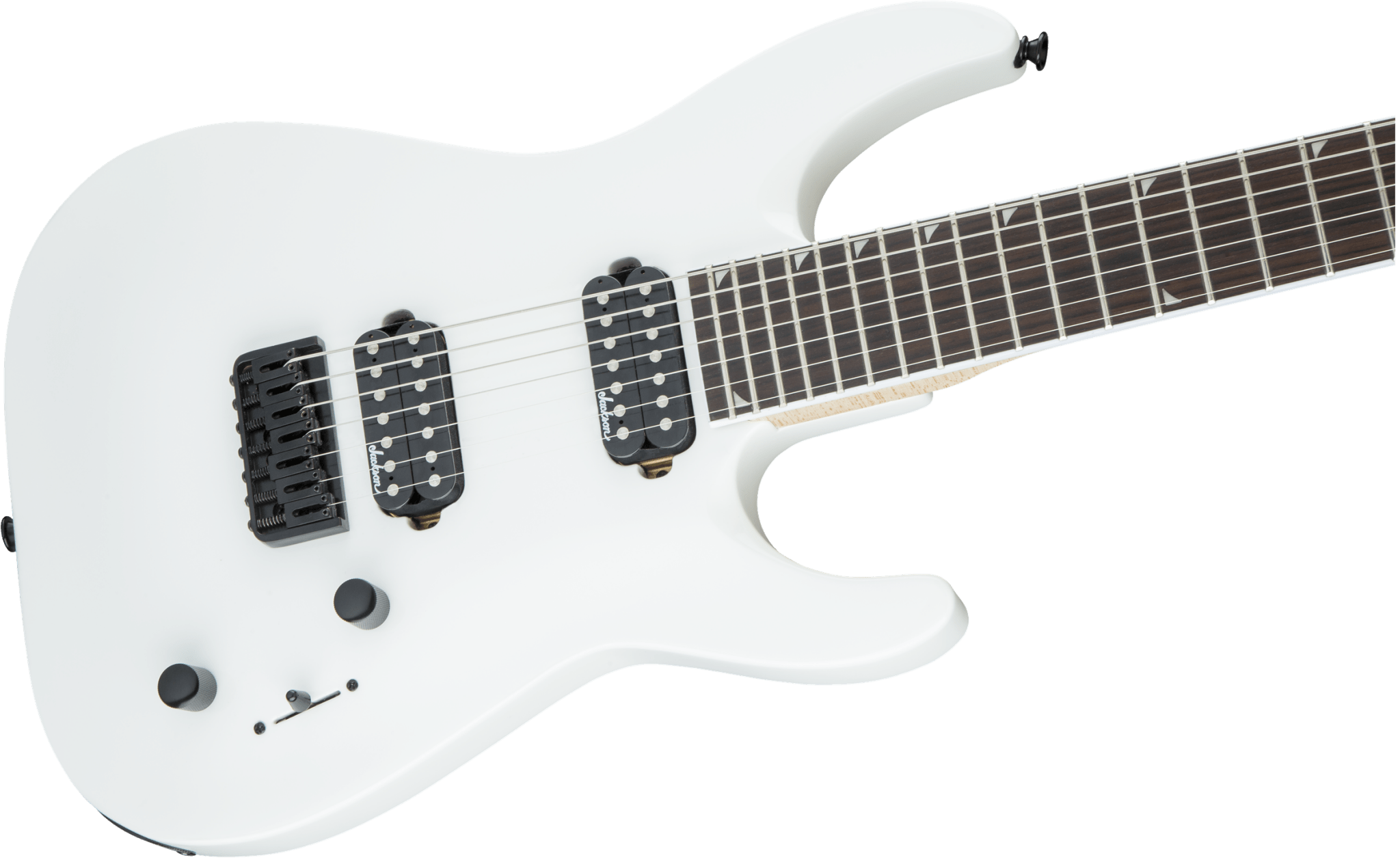 Jackson JS Series Dinky™ Arch Top JS32 - 7 DKA HT, Amaranth Fingerboard, Snow White by FMIC
