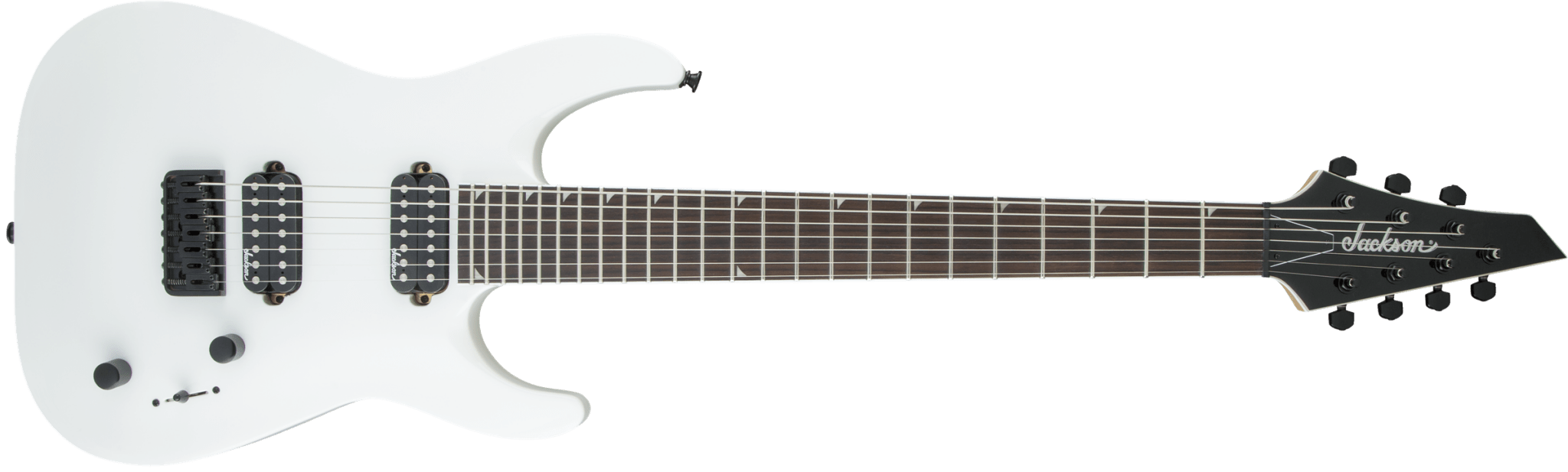 Jackson JS Series Dinky™ Arch Top JS32 - 7 DKA HT, Amaranth Fingerboard, Snow White by FMIC