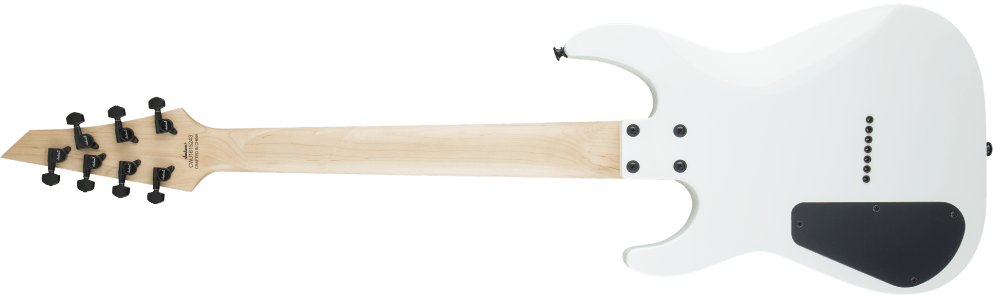 Jackson JS Series Dinky™ Arch Top JS32 - 7 DKA HT, Amaranth Fingerboard, Snow White by FMIC