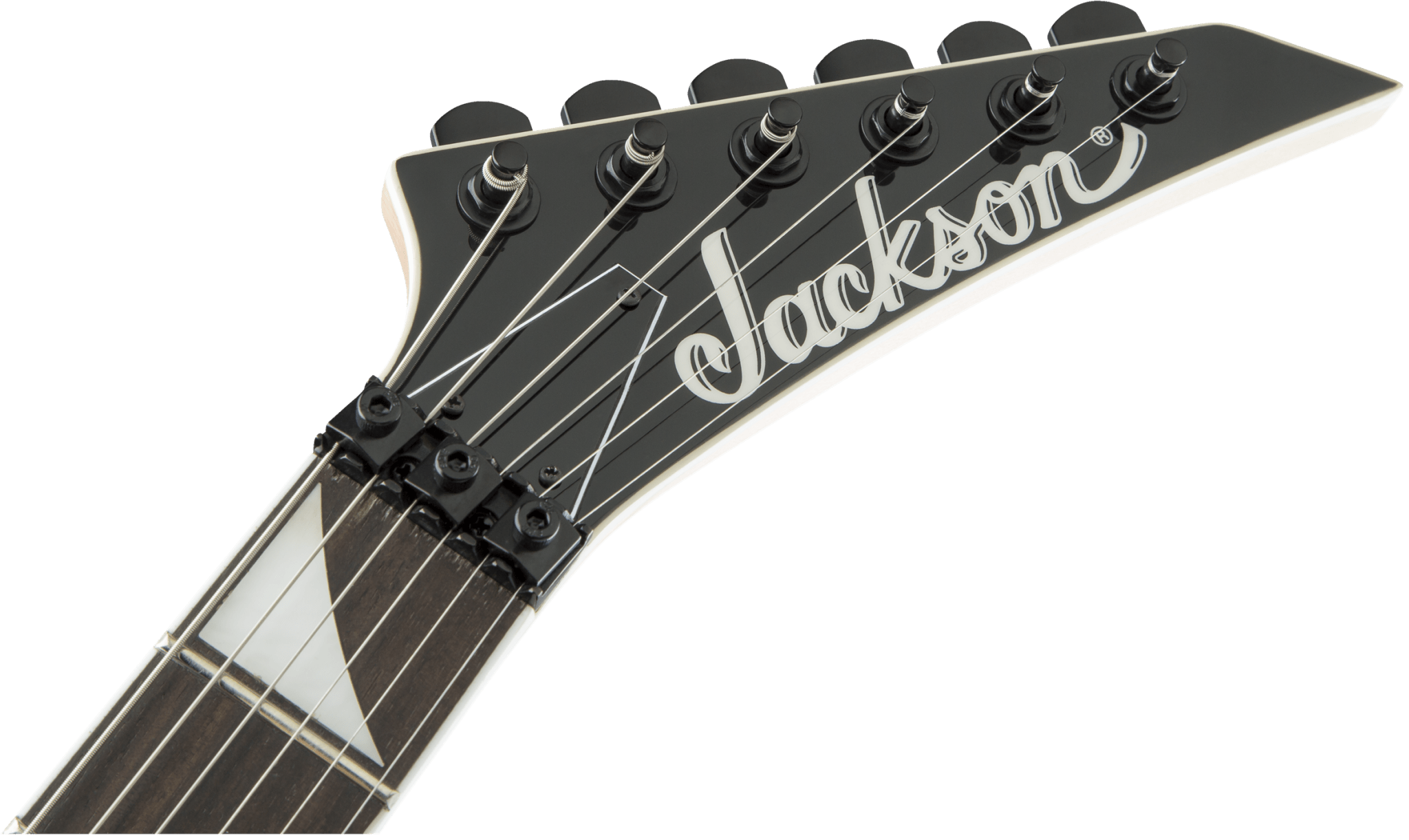 Jackson JS Series Rhoads JS32, Amaranth Fingerboard, Black with White Bevels by FMIC