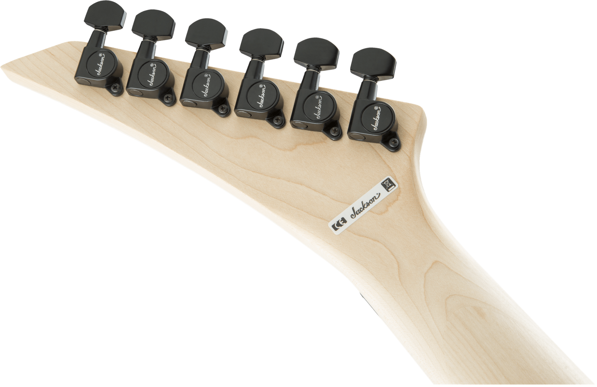 Jackson JS Series Rhoads JS32, Amaranth Fingerboard, Black with White Bevels by FMIC
