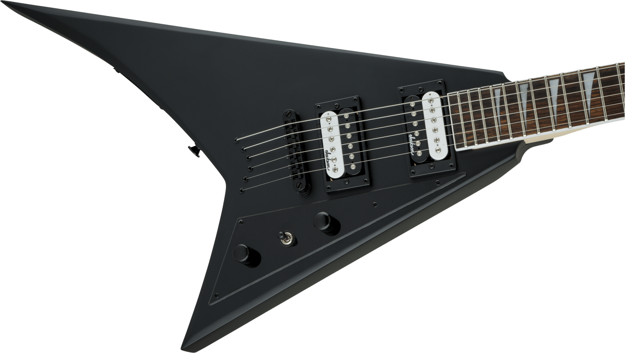Jackson JS Series Rhoads JS32T, Amaranth Fingerboard, Satin Black by FMIC