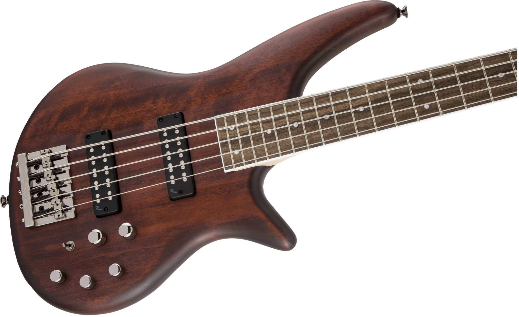 Jackson JS Series Spectra 5 String Bass JS3V, Laurel Fingerboard, Walnut Stain by FMIC