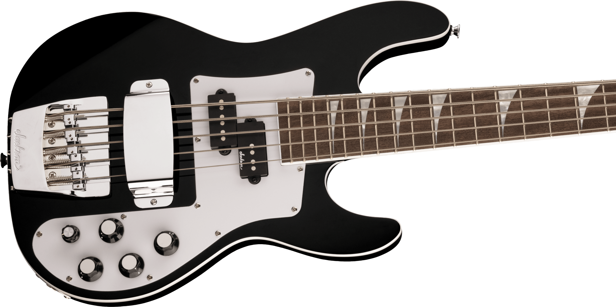 Jackson X Series Concert Bass™ CBXNT DX V, Laurel Fingerboard, Gloss Black by FMIC