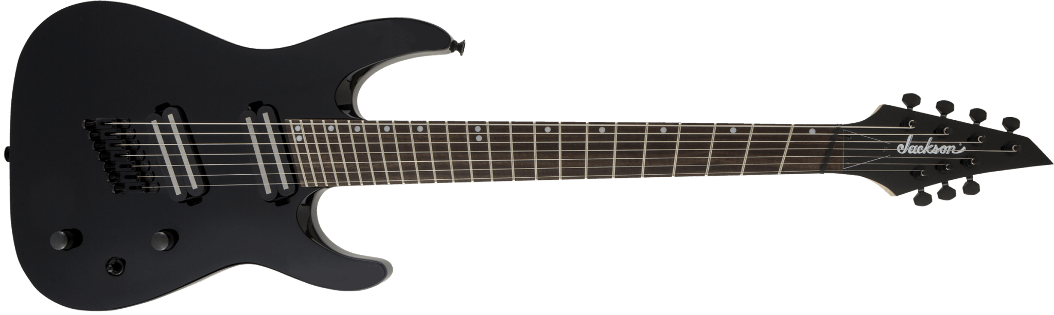 Jackson X Series Dinky® Arch Top DKAF7 MS, Laurel Fingerboard, Multi - Scale, Gloss Black by FMIC