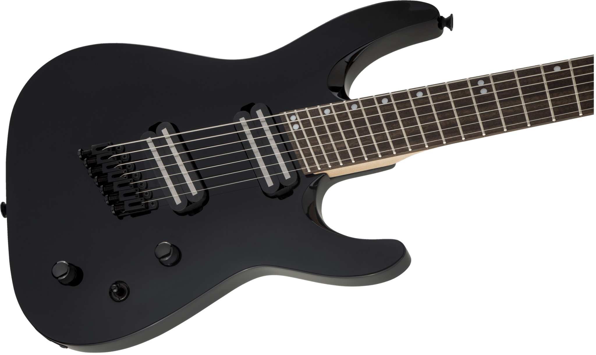 Jackson X Series Dinky® Arch Top DKAF7 MS, Laurel Fingerboard, Multi - Scale, Gloss Black by FMIC