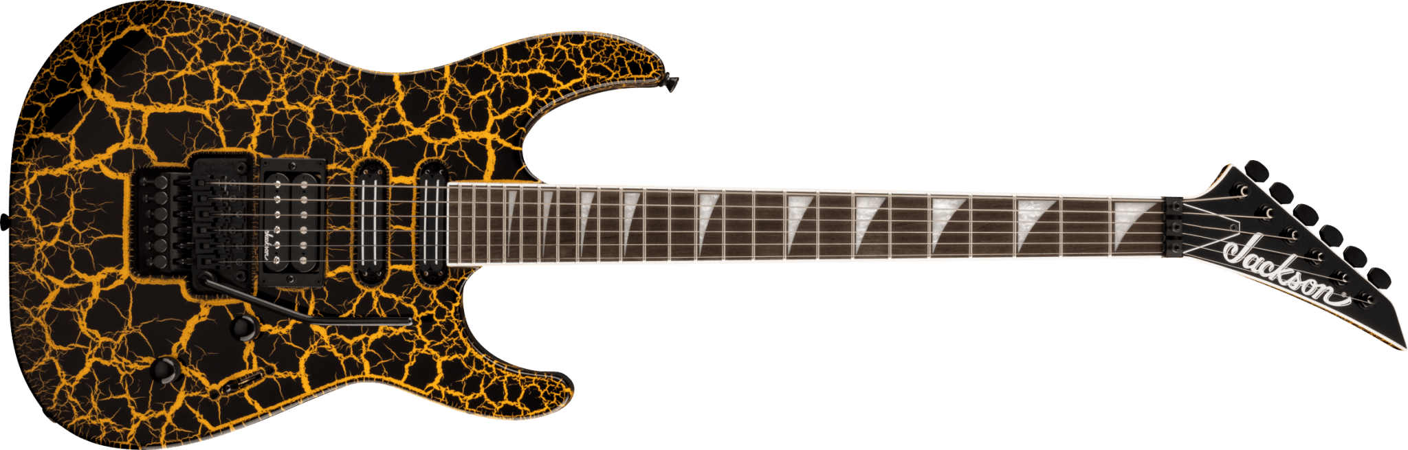 Jackson X Series Soloist™ SL3X DX, Laurel Fingerboard, Yellow Crackle by FMIC