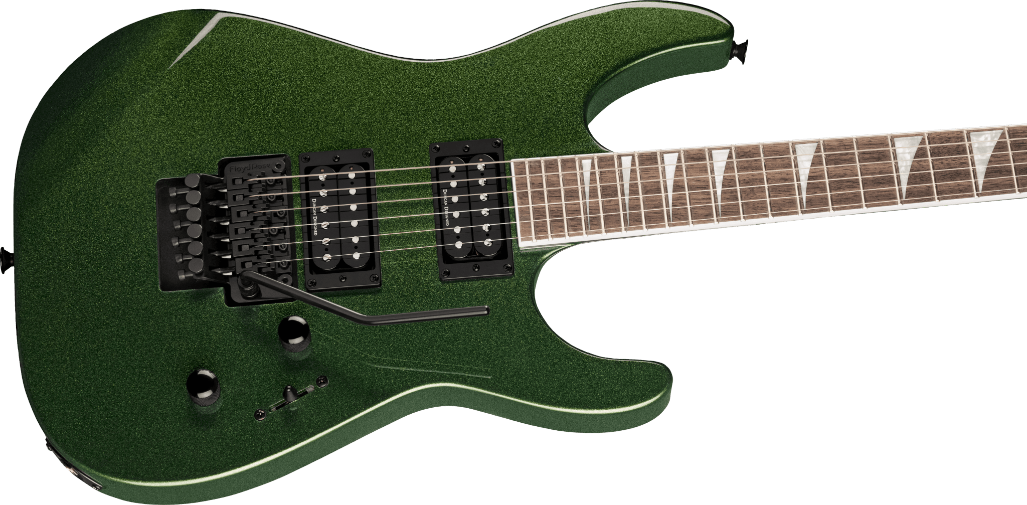 Jackson X Series Soloist™ SLX DX, Laurel Fingerboard, Manalishi Green by FMIC