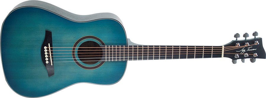 Jay Turser 1/2 Acoustic Guitar, Satin Blue by Coast Music