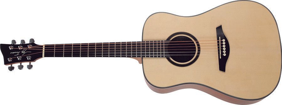 Jay Turser 3/4 Left Handed Dreadnought Acoustic Guitar, Natural by Coast Music