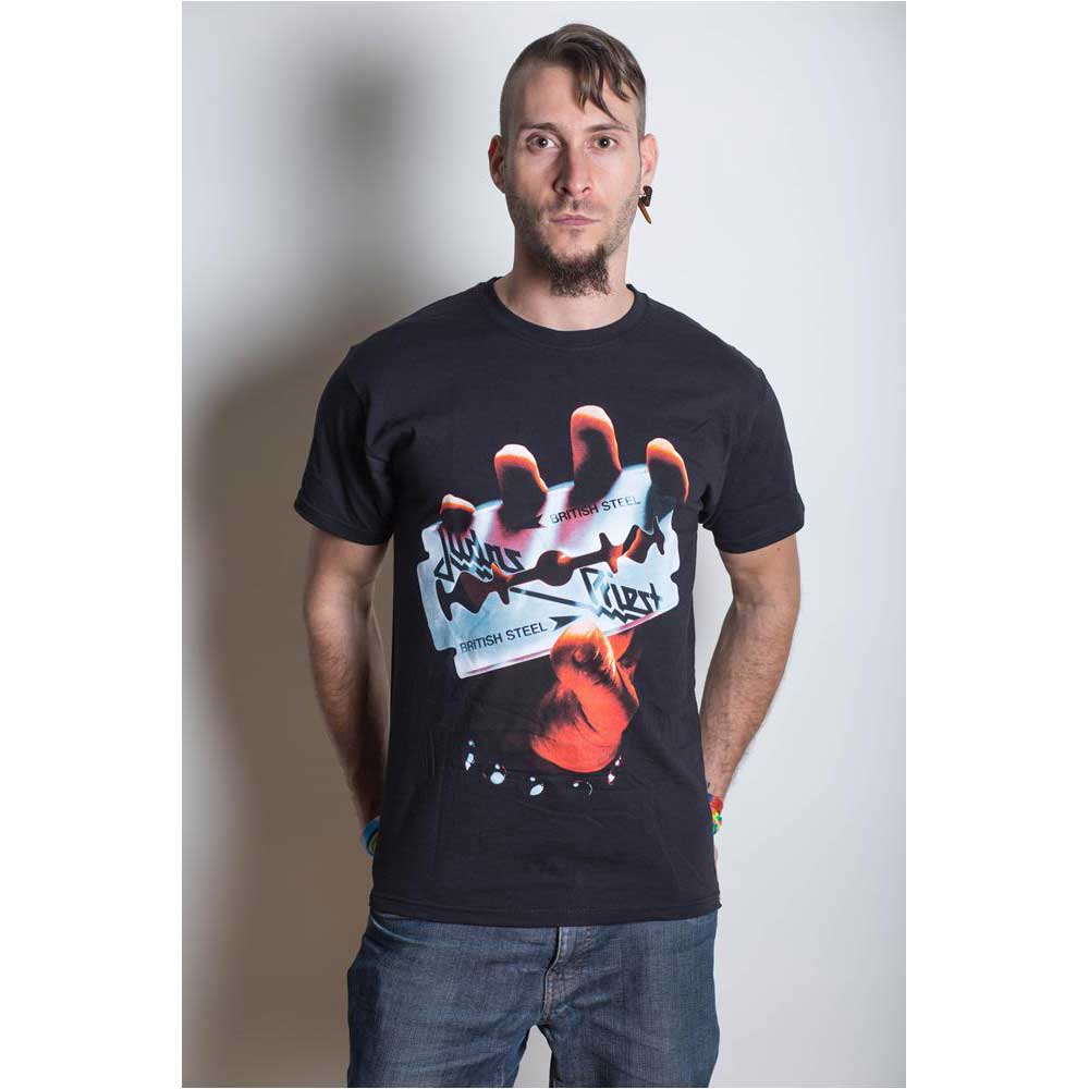 JUDAS PRIEST UNISEX TEE: BRITISH STEEL by Rock Off Trade