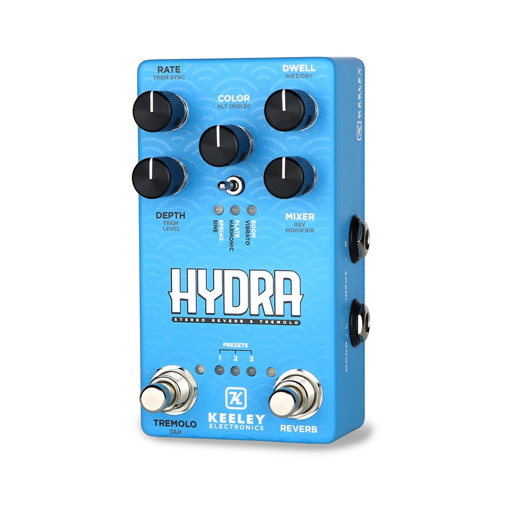 Keeley HYDRA Stereo Reverb & Tremolo Pedal by SFM
