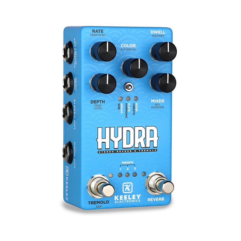 Keeley HYDRA Stereo Reverb & Tremolo Pedal by SFM