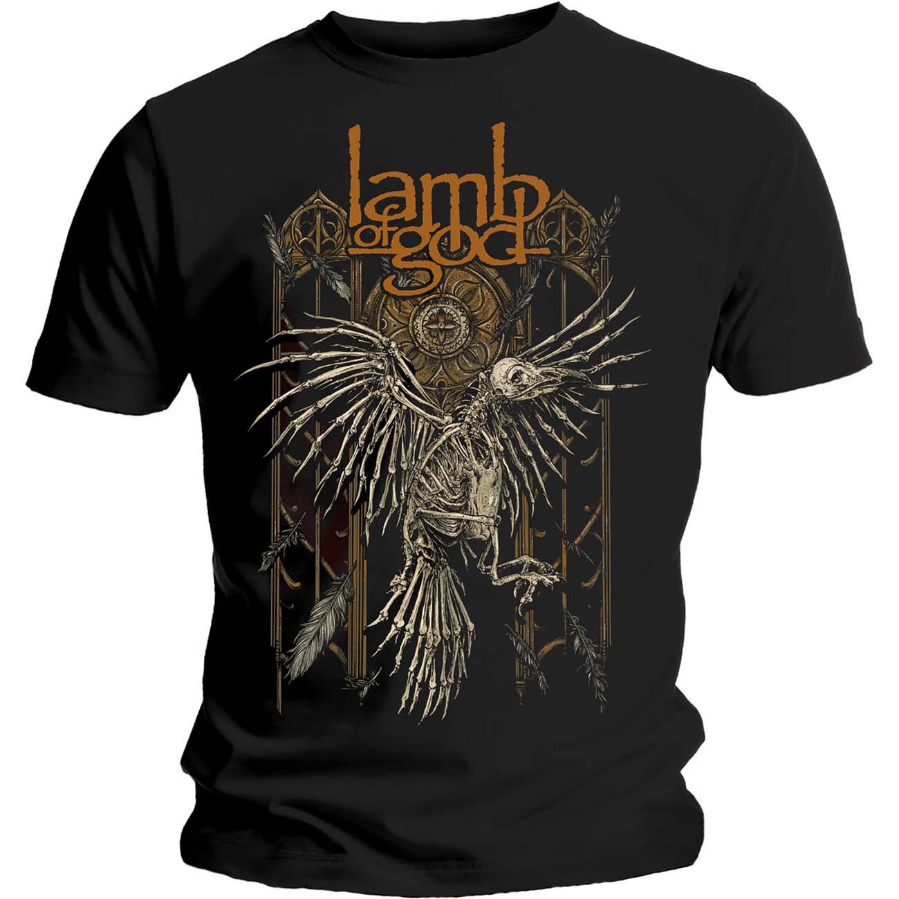 LAMB OF GOD UNISEX T - SHIRT: CROW by Rock Off Trade