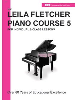 Leila Fletcher Piano Course Book 5 by Mayfair