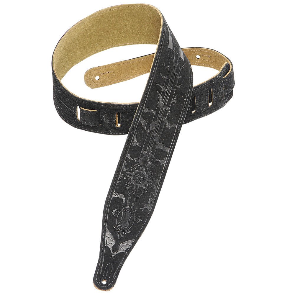 LEVY'S HEIRLOOM SERIES Guitar Strap – MS17T05 - BLK by Levy's Leathers