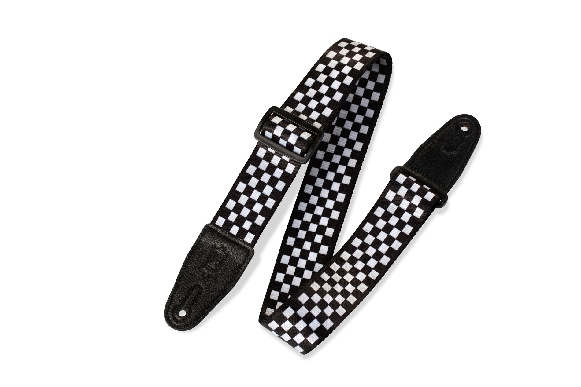 LEVY'S Print Series Guitar Strap, Checkered by Levy's Leathers