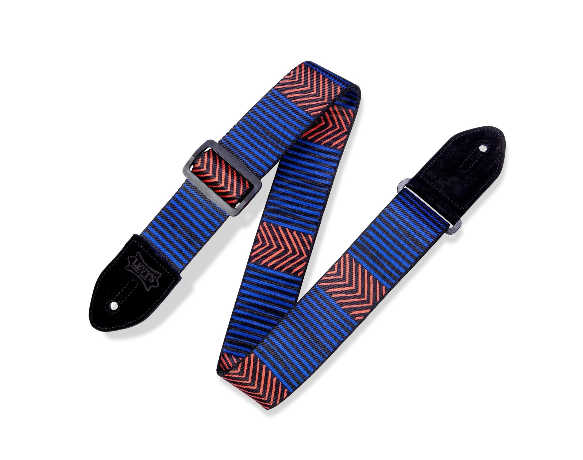 LEVY'S PRINT SERIES Tribal Chevron Guitar Strap – MP2TC - 001 by Levy's Leathers