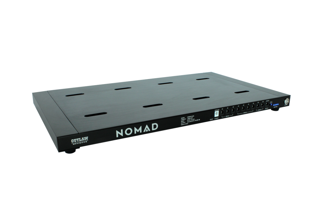 Outlaw Effects NOMAD M128 Rechargeable Powered Pedal Board - Medium