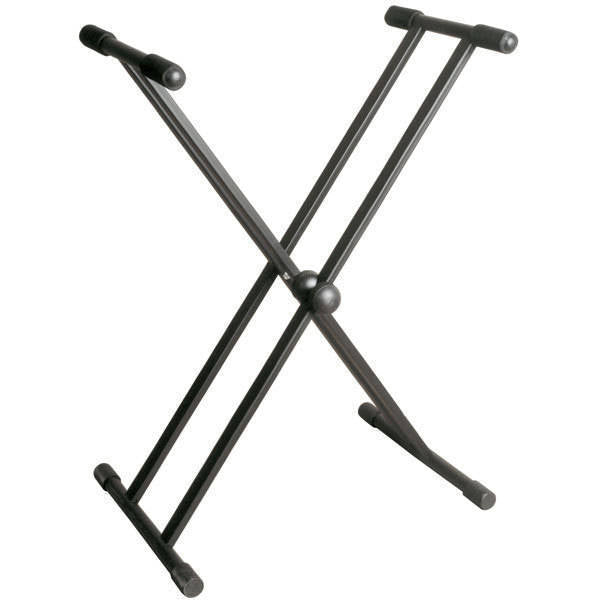 Yorkville Dual X Keyboard Stand with Tooth Lock
