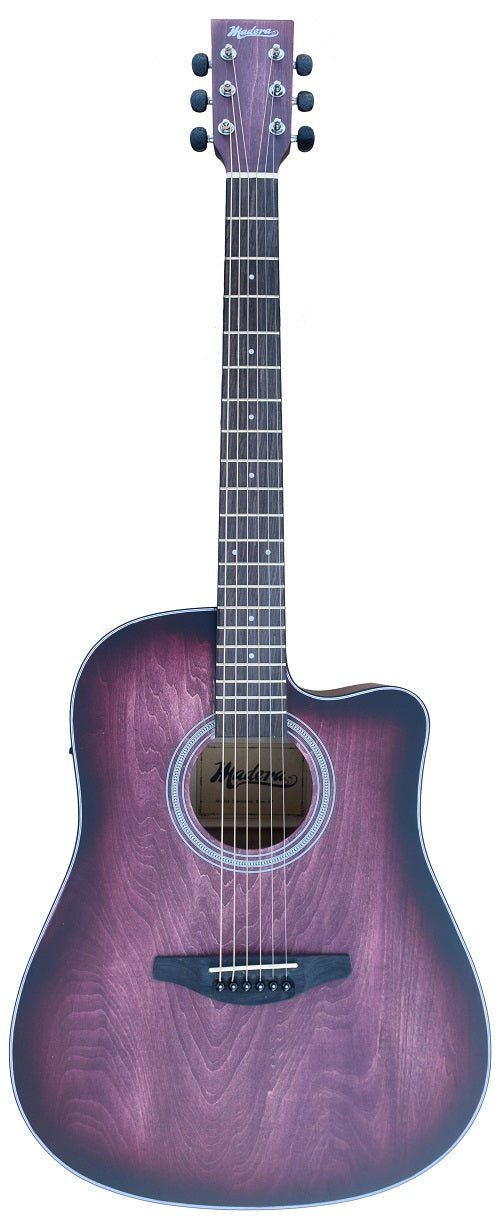 Madera Electric/Acoustic Guitar with Hand - Rubbed Finish by Kana Music