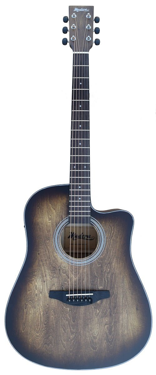 Madera Electric/Acoustic Guitar with Hand - Rubbed Finish by Kana Music