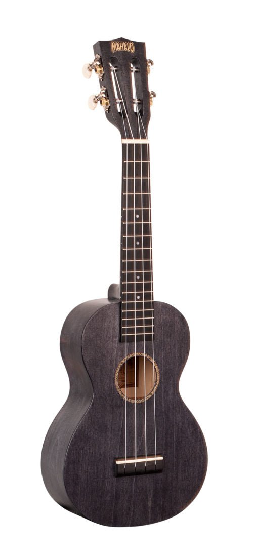 Mahalo Ukuleles Island Series Concert Ukulele, Smoke Haze by Coast Music