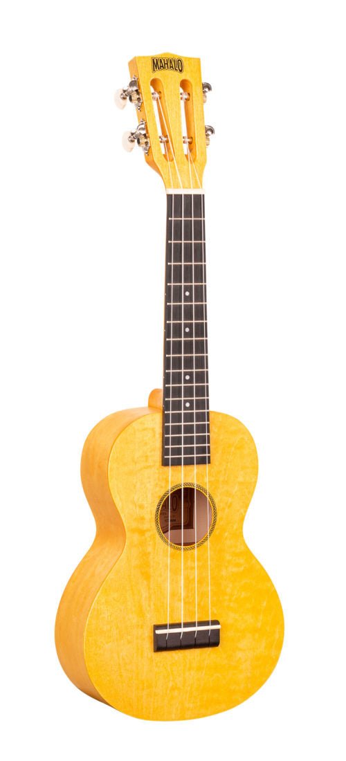 Mahalo Ukuleles Island Series Concert Ukulele, Sunflower by Coast Music