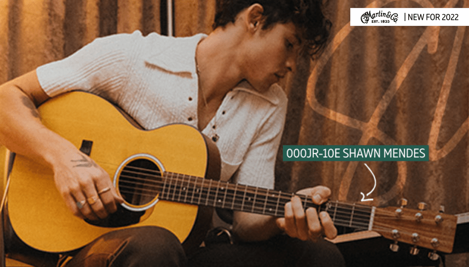 Martin & Co. 000JR - 10E Shawn Mendes Signature Acoustic Guitar by Martin Guitar Co.