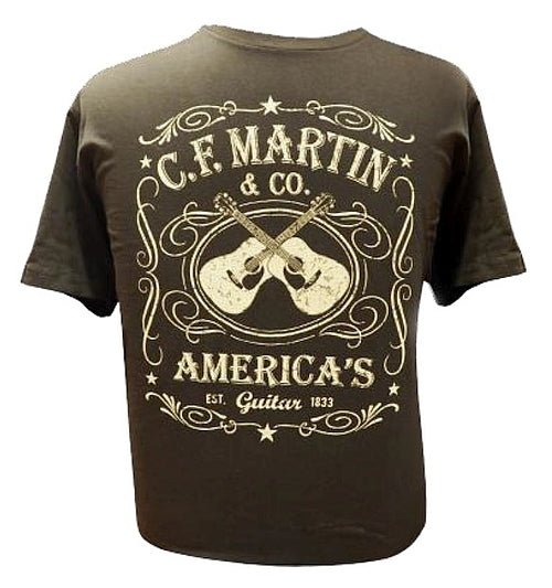 Martin & Co. Classic Dual Guitar T-Shirt by Martin Guitar Co.